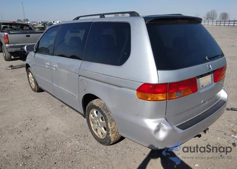 2002 Honda Odyssey Ex-L из США, поврежденный, VIN 5FNRL18082B049251